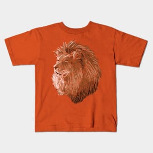 Lion in Dots Kids T-Shirt